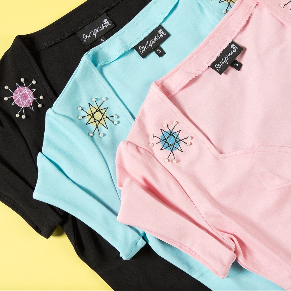 Sourpuss Pink Atomic Shirt